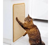 UBIUO Cat Scratcher Mat Scratcher Alfombrillas de rascado de sisal natural Alfombras Suelo y pared Uso para gatos de interior Garras de molienda Pr...