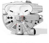 Ubiuo Funda para auriculares Airpods Pro Funda para auriculares Spacecraft Millennium Falcon para Apple Air Pods 2 Funda protectora para auriculare...