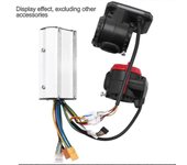Instrumento de scooter eléctrico de 24v 36v compatible con piezas de scooter de 5.5 pulgadas