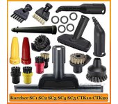 Jdd Power Adecuado para aspiradora de vapor Karcher Sc1 Sc2 Sc3 Sc4 Sc5 Sc7 Ctk10 Ctk20 Accesorios Cabezal de cepillo Potente boquilla Accesorios (...