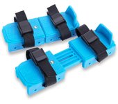 Patines de hielo para niños pequeños, patines de hielo ajustables para niños, patines de hielo de doble corredor con cierre de correa para niños pe...