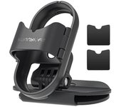 Clip de sombrero para GO 3S Soporte adaptador de montaje de cámara de pulgar 360 para accesorios Go3S Negro
