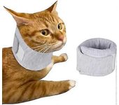 Soportes de collarín para perros, collarín para gato, collar isabelino para mascotas después de la cirugía Recuperación Esguinces vertebrales cervi...