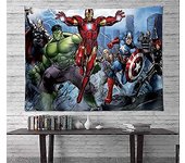 Ubiuo Tapiz para niños Cool Hulk Comic Tapestry para la sala de estar Fondo del dormitorio Tapiz de pared para la decoración de la pared de la casa...