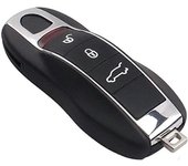 Yuzee Llave Plip Compatible con Porsche Cayenne Carrera Boxster 911 Panamera Cayman Macan GT 3 Botones Carcasa de control remoto