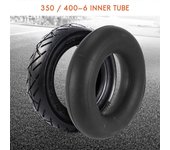 3.50 / 4.00-6 Tubo de neumático Rueda de neumático de cámara de aire 350 / 400-6 Válvula de goma de mini moto de cámara de aire 6 negro