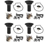 4Set para V-MAX 1200 Vmax -2000 V-2000 V-MAX1200 Kit de reparación de carburador de motocicleta Émbolo negro