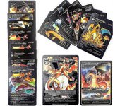 Jtgg Juego de Cartas Coleccionables para Niños - Tarjetas de Juego de Dibujos Animados con Lámina de Oro - Tarjetas de Anime Coleccionables para Ju...