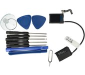 Batería vhbw compatible con auriculares inalámbricos Apple AirPods Max (664 mAh, 3,81 V, polímero de litio) + juego de herramientas sin color/bater...