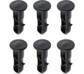 3 pares de pernos de bisagra pasadores de bisagra para contenedores de tapa de botes de basura para caber 240/120/100 / 60l cubos de basura al aire...