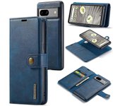 para Google Pixel 8a Funda de teléfono tipo folio de cuero serraje extraíble 2 en 1 Multicolor Style E