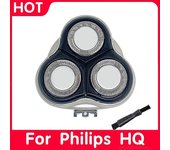 Para Philips HQ7310 HQ7340 HQ7180 HQ7360 HQ7390 Cabezas de afeitadora de repuesto de la hoja de afeitar Como se muestra1