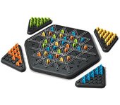 Triángulo de cadena Juego de mesa de ajedrez Banda elástica Triángulo Juego de cadena para niños y adolescentes de 3 a 18 años