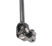 Bastidor del eje de la columna de dirección Knuckle 30T 375mm Aleación de acero para 110 125 150CC DIY Go Kart Quad ATV