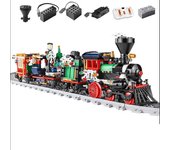 Modelo de coche 36001 Motorizado de alta tecnología compatible con 10254 Tren de vacaciones de invierno Bloques de construcción Ladrillos Juguetes ...