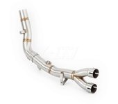 Para Honda Transalp 700 2008-2014 2015 2016 2017 Xl700v Xl 700 Xl700 V Escape Decat Pipe Motocicleta Escape Catalyst Delete Pipe