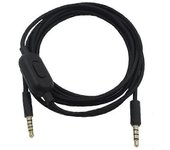 Cable de auriculares para G433 G233 GPRO X Cable de audio de auriculares de juego universal 2M Negro