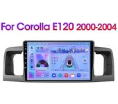 JIULUNET Reproductor multimedia de radio de coche para Toyota Corolla E120 E130 2000-2004 Android Navigation Stereo Carplay
