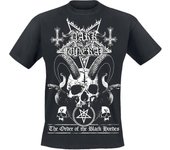 Funeral Oscuro Orden de las Hordas Negras Hombre Camiseta Negro Regular Grandes