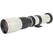 Teleobjetivo de focal fijo de 500 mm para cámara de enfoque manual con montura Canon EF-S