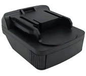Adaptador de batería para Metabo 18V Conversión de batería para Makita 18V Serie BL Adaptador de batería de litio T Negro