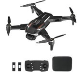 Dron GPS de control remoto con cámara dual Dron sin cabeza plegable 8K con función de evitación de obstáculos Negro 2 Battery