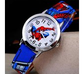 Kids Boys Spiderman Reloj de cuarzo Reloj de pulsera Azul