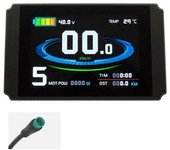 Pantalla de bicicleta eléctrica Kt-lcd8h Pantalla LCD a prueba de agua para el controlador Kt E-bikeEUnyny B
