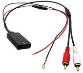 Módulo de receptor auxiliar Bluetooth universal 2 Adaptador de cable RCA Radio de coche Entrada de audio inalámbrica estéreo M negro