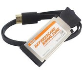 Expresscard, adaptador de interfaz, cable, notebook, tarjeta gráfica