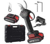 Tijeras de poda eléctricas, 21vf recargables profesionales inalámbricas tijeras de poda eléctrica para jardines Parques Granjas Invernaderos, una b...
