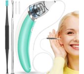 Herramienta de eliminación de cera de oído Electric Ear Cleaner Soft Earwax Removal Kit Usb Charge Reutilizable Fuerte Succión Depila Ventosa 5 Niv...