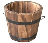 Macetas exteriores extra grandes Cesta de flores de granja Jardinera Jardinera rústica Maceta suculenta de madera Maceta rústica