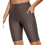 Pantalones cortos de buceo para mujer con rozaduras reducidas Traje de neopreno suave para la piel Pantalones cortos para surfear Marrón M