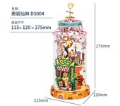 Toy Craft Kits Robotime Rolife Casa de muñecas DIY Mysterious World House con muebles Niños Adulto Casa de muñecas en miniatura Kits de madera Jugu...