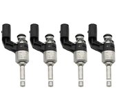 4 piezas Auto Parts inyector de combustible para 1.4tsi Cav Cava Cax 03c906036m 03c906036f Como se muestra