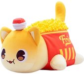 Kensty Animales de peluche Aphmau Meemeows Gato Peluches Juguetes, Gato Miau Miau Suave Dona de peluche Hamburguesa Gato Peluche Muñeca de peluche ...