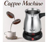 Sokany Cafetera Eléctrica Potra Leche Griega Turca Espresso Percolador 800ml
