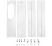 Kit de ventana de aire acondicionado portátil de 4 piezas Paneles de sellado de ventanas ajustables de 16,9 a 55 pulgadas para oficina en casa