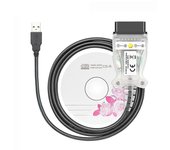 Chip K + DCAN para OBD2 Interruptor de escáner de herramientas de diagnóstico de automóvil automático Cable de interfaz USB K + DCAN para Color de ...