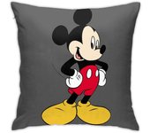 Kerota Fundas de almohada funda de almohada de Mickey Mouse funda de cojín para sofá cama silla decoración del hogar. (18x18 pulgadas) AA-2574 45x45cm