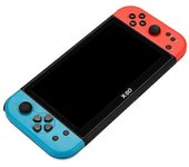 Consola de videojuegos X80: pantalla HD de 7.0 pulgadas, más de 20000 juegos disponibles Multicolor Blue Red