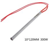 Encendedor Varilla de calor 100/120/200/300W Tubo calefactor para parrillas de pellets de madera 220V 10x120MM300W