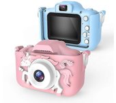 Cámara para niños de 1080p, cámara para niños pequeños unicornio para regalo del festival de cumpleaños, digital color de rosa
