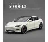 1:24 Tesla Model 3 Model Y Model S Model X Alloy Die Cast Car Model Sonido Y Luz Juguetes Infantiles Coleccionables Regalo De Cumpleaños Modelo 3 B...