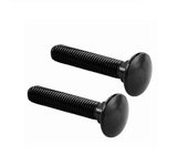 10-50 PCS M4 M5 M6 M8 M10 Tornillos de acero negro Tornillos de carro Pernos de carro Tornillos de estante Accesorios de escritorio de computadora ...