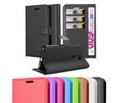 Xiaomi Pocophone F1 Handy Hlle Cover Case Etui - mit Kartenfcher und Standfunktion NEGRO FANTASMA