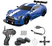 1:16 AE86 Coches de control remoto Vehículos de carreras Juguetes para niños 4WD 2.4G GTR RC de alta velocidad Drift Cars Regalos para adultos y ni...
