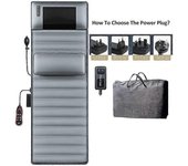 Esterilla de masaje eléctrica Cuidado de la salud Relax Cojín de cuerpo completo Cuello Espalda Cintura Piernas Alivio del dolor Silla vibratoria E...