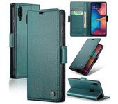 Serie CASEME 023 para Samsung Galaxy A40 RFID Bloqueo de PU Soporte de teléfono Soporte de teléfono Cubierta de billetera Multicolor Style E
